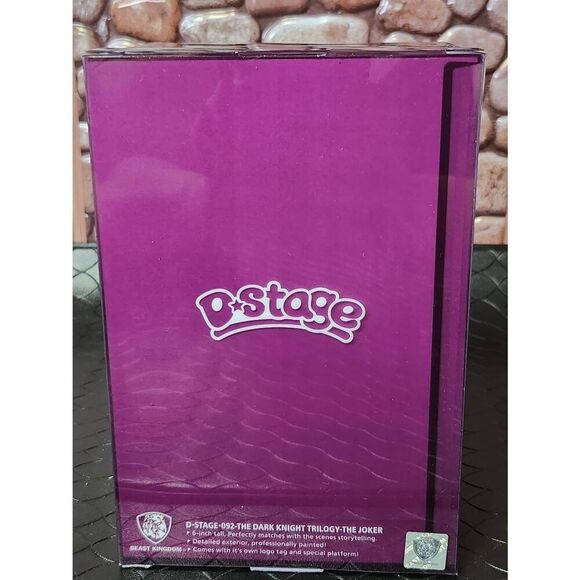Beast Kingdom D-Stage DS-092 DC Dark Knight Trilogy Heath Ledger Joker Statue #B - Picture 3 of 8